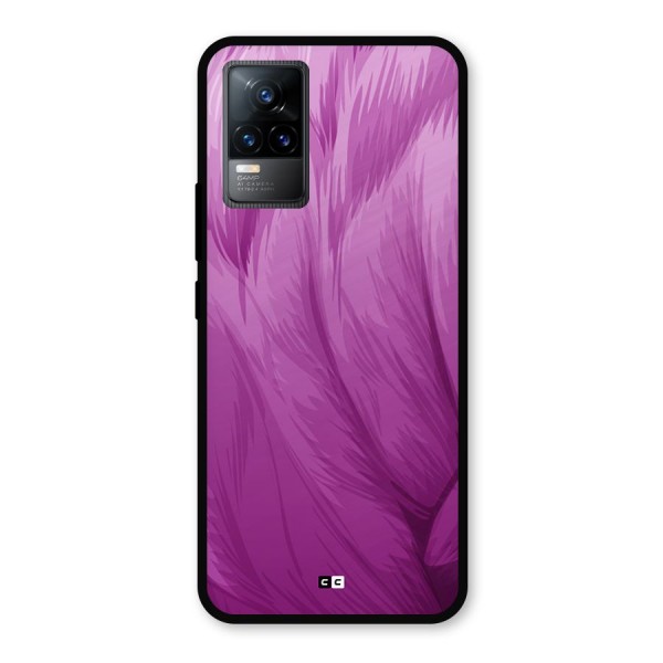 Lavender Furrs Metal Back Case for Vivo Y73