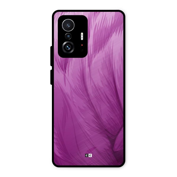 Lavender Furrs Metal Back Case for Xiaomi 11T Pro