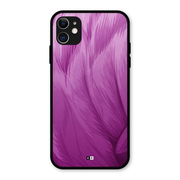 Lavender Furrs Metal Back Case for iPhone 11