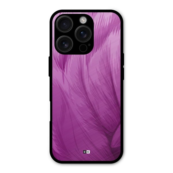 Lavender Furrs Metal Back Case for iPhone 16 Pro