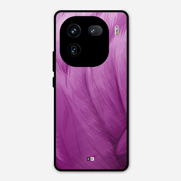 Lavender Furrs Metal Back Case for iQOO 12