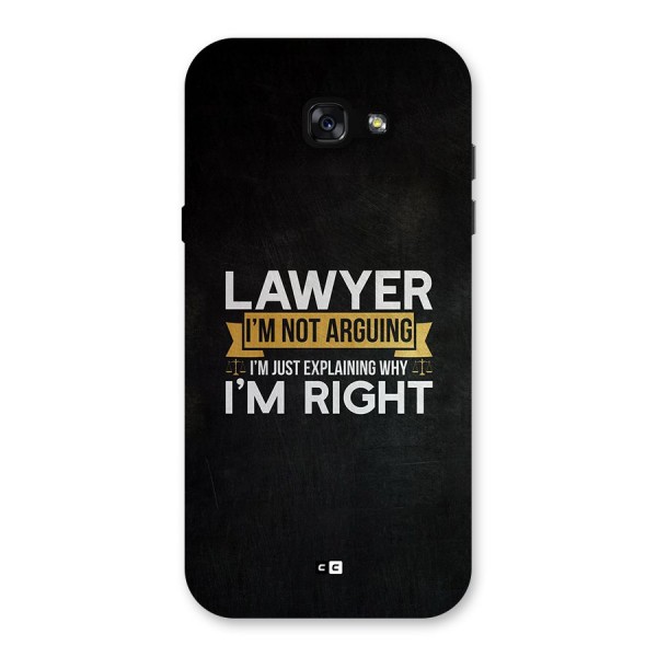 Lawyer Explains Back Case for Galaxy A7 (2017)