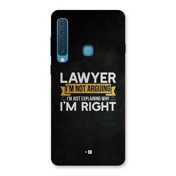 Lawyer Explains Back Case for Galaxy A9 (2018)