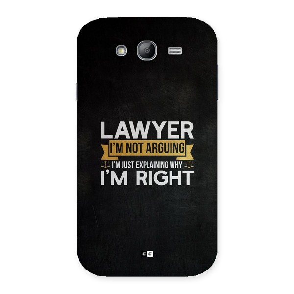 Lawyer Explains Back Case for Galaxy Grand Neo