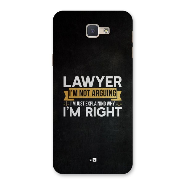 Lawyer Explains Back Case for Galaxy J5 Prime