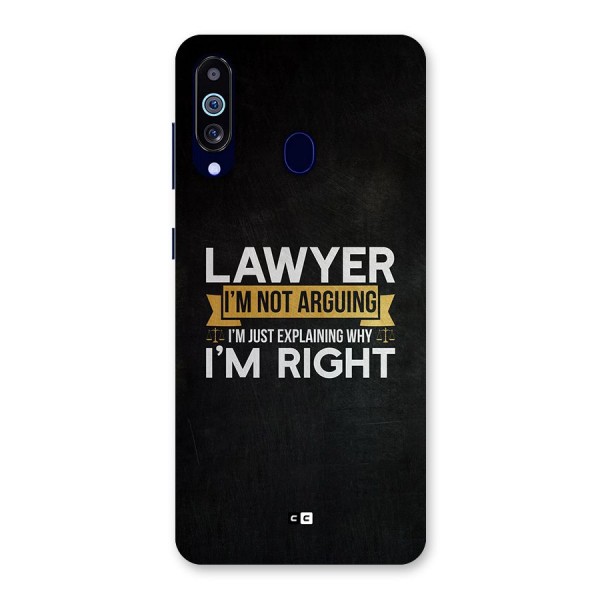 Lawyer Explains Back Case for Galaxy M40