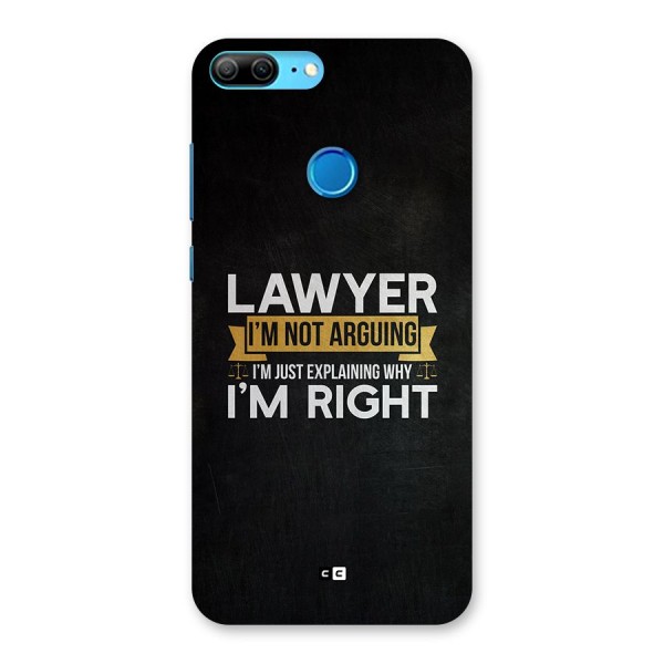Lawyer Explains Back Case for Honor 9 Lite