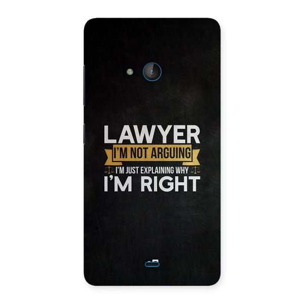 Lawyer Explains Back Case for Lumia 540