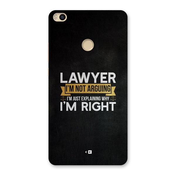 Lawyer Explains Back Case for Mi Max 2