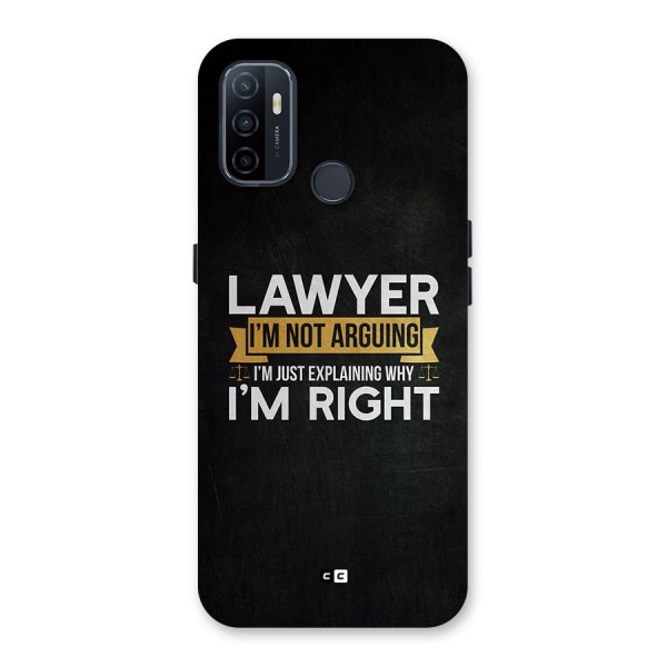 Lawyer Explains Back Case for Oppo A32