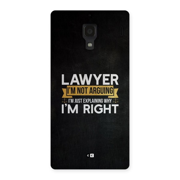 Lawyer Explains Back Case for Redmi 1s