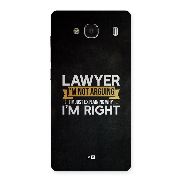 Lawyer Explains Back Case for Redmi 2s