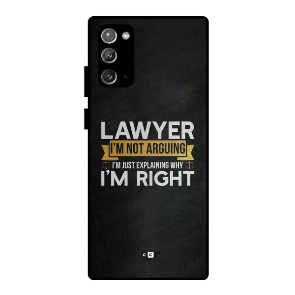 Lawyer Explains Metal Back Case for Galaxy Note 20