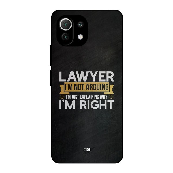 Lawyer Explains Metal Back Case for Mi 11 Lite