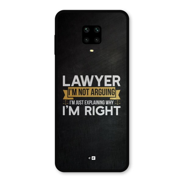 Lawyer Explains Metal Back Case for Redmi Note 9 Pro Max
