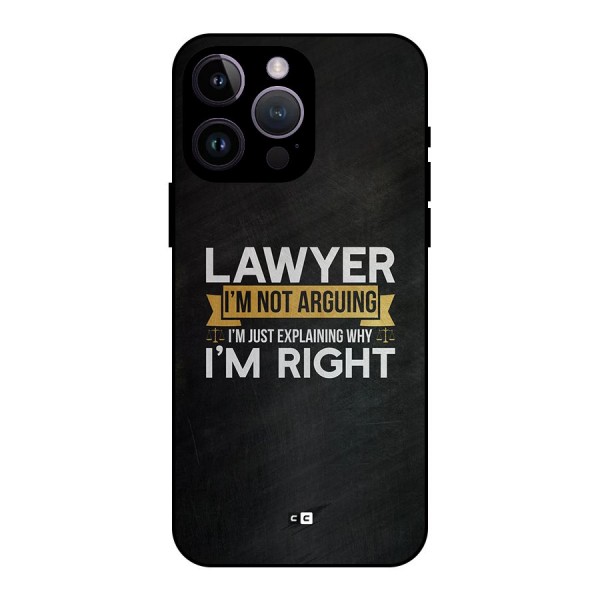 Lawyer Explains Metal Back Case for iPhone 14 Pro Max
