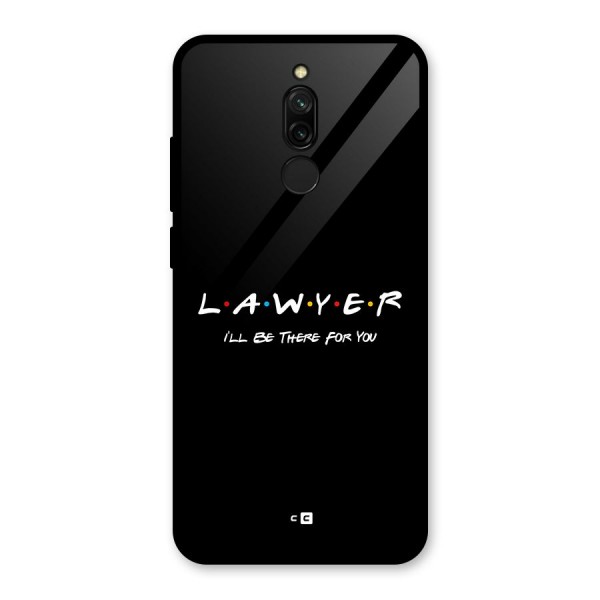 Lawyer For You Glass Back Case for Redmi 8