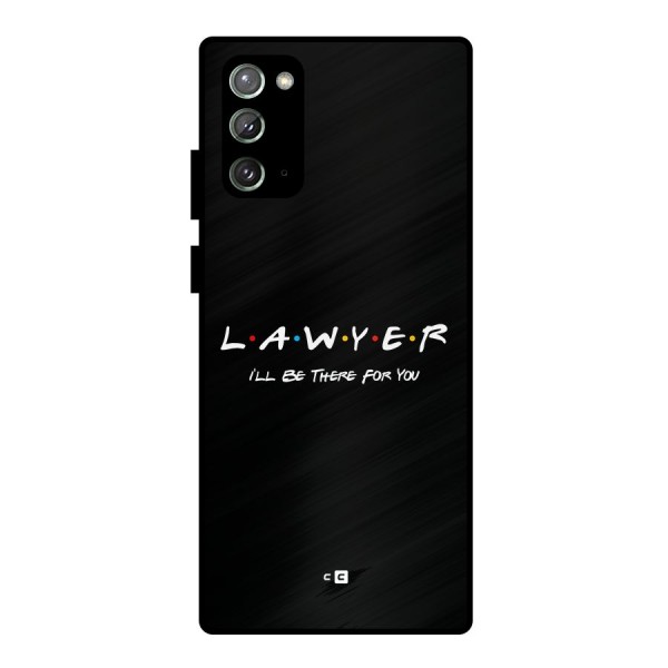 Lawyer For You Metal Back Case for Galaxy Note 20