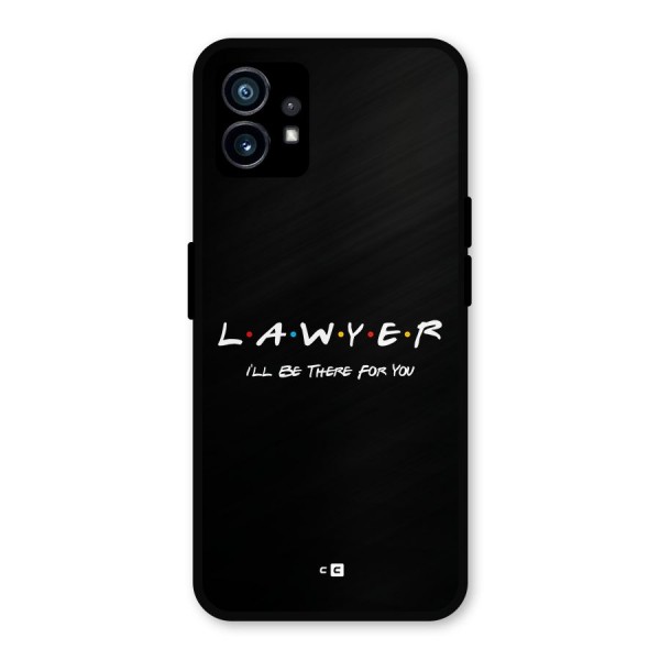Lawyer For You Metal Back Case for Nothing Phone 1
