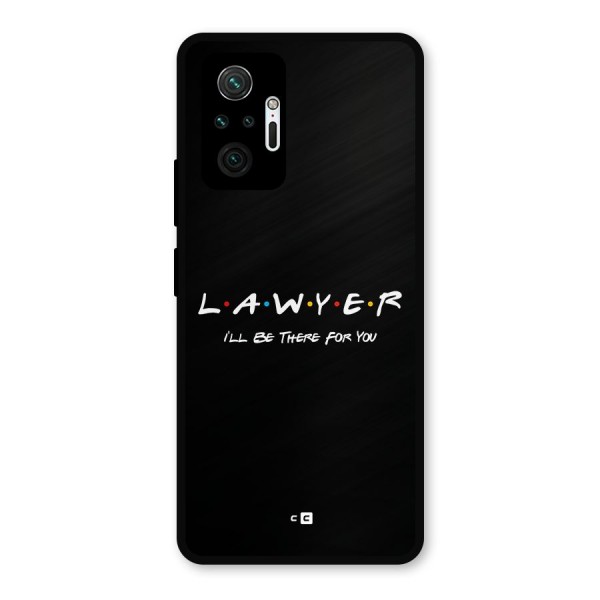 Lawyer For You Metal Back Case for Redmi Note 10 Pro Max