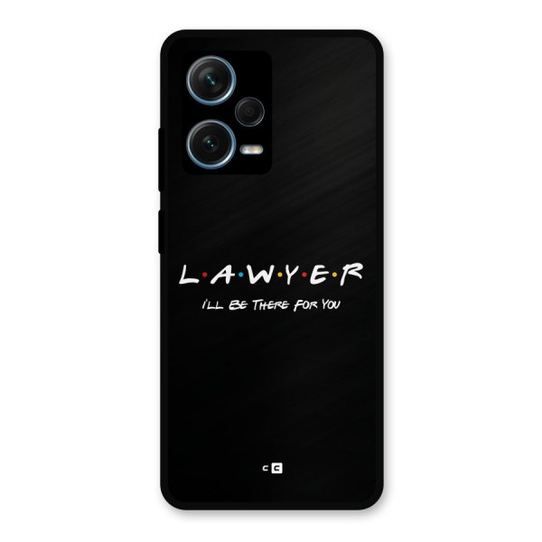 Lawyer For You Metal Back Case for Redmi Note 12 Pro Plus 5G