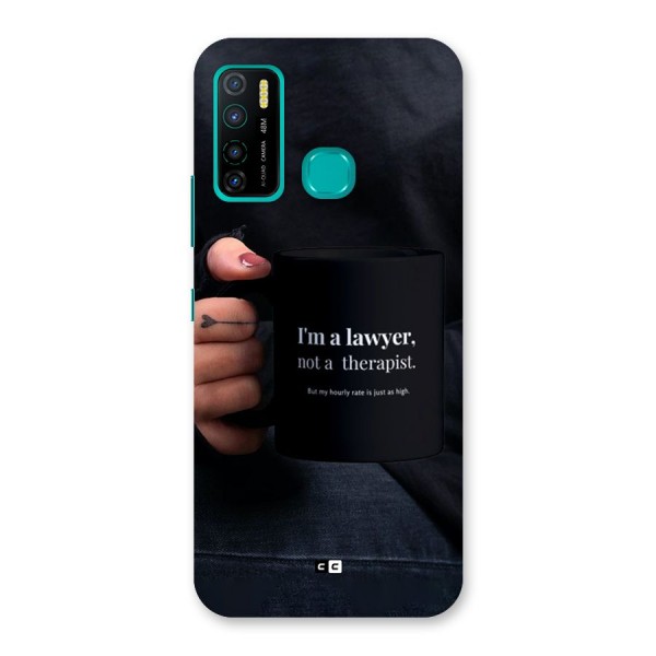 Lawyer Not Therapist Back Case for Infinix Hot 9 Pro