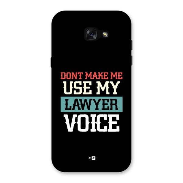 Lawyer Voice Back Case for Galaxy A7 (2017)