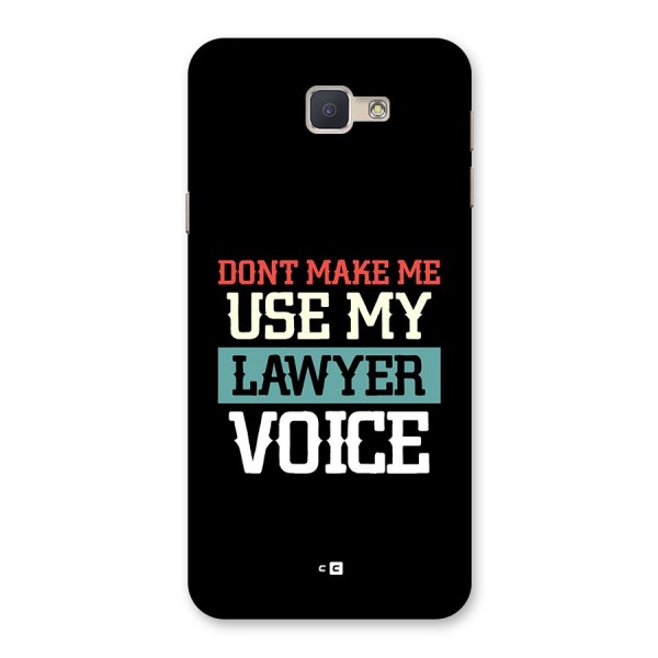 Lawyer Voice Back Case for Galaxy J5 Prime