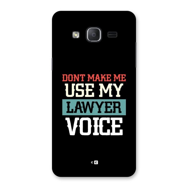 Lawyer Voice Back Case for Galaxy On7 Pro