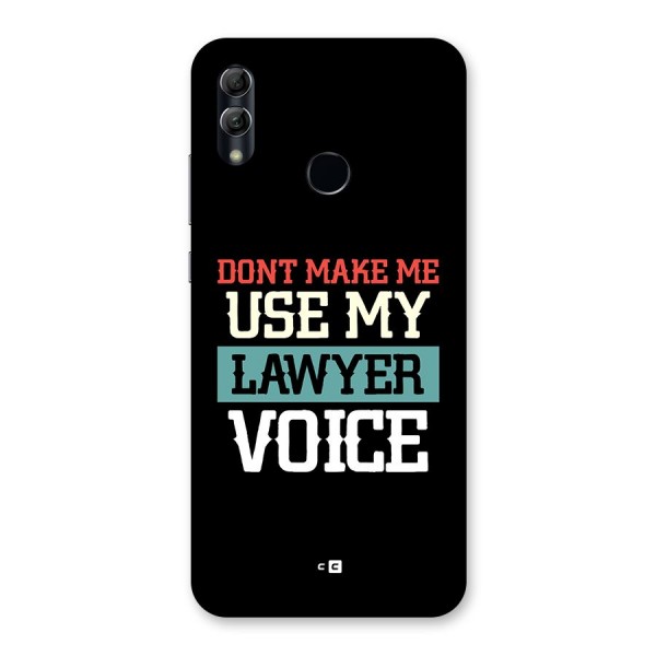 Lawyer Voice Back Case for Honor 10 Lite
