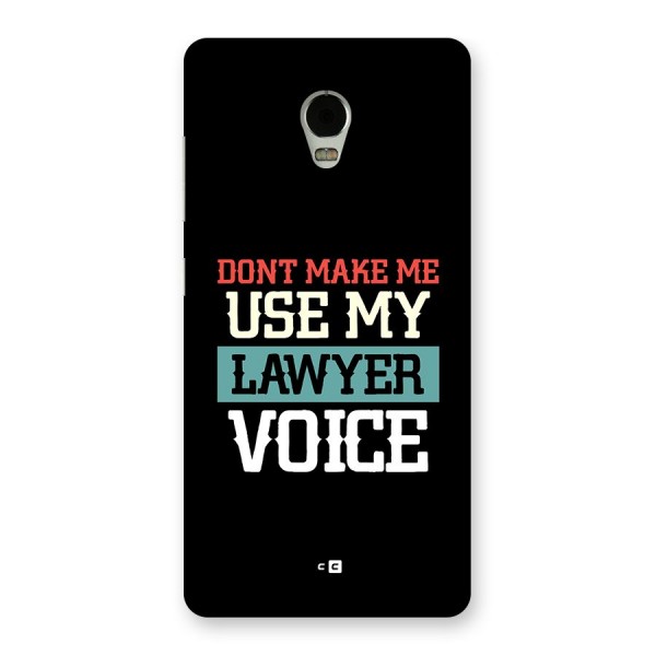 Lawyer Voice Back Case for Lenovo Vibe P1