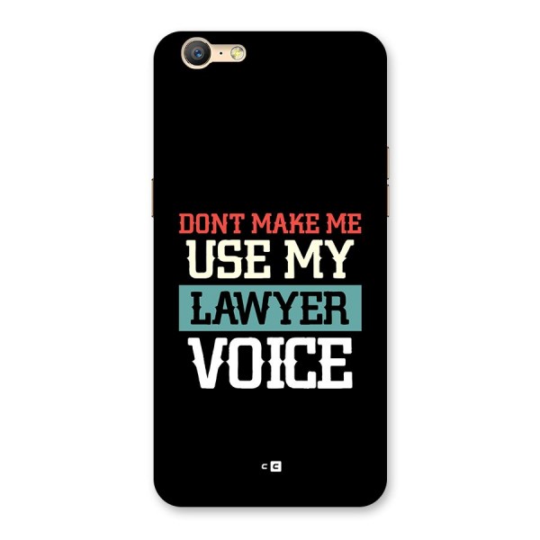 Lawyer Voice Back Case for Oppo A39