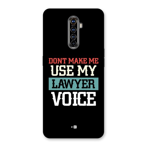 Lawyer Voice Back Case for Realme X2 Pro