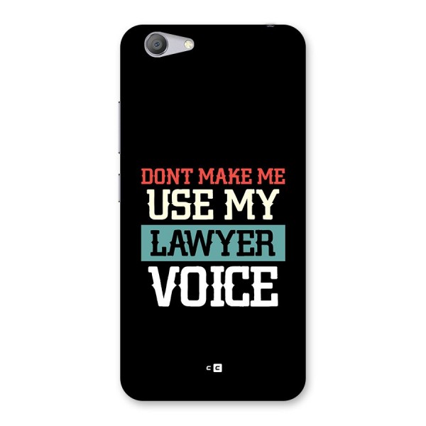 Lawyer Voice Back Case for Vivo Y53
