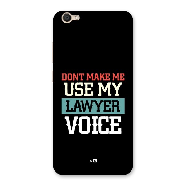 Lawyer Voice Back Case for Vivo Y67