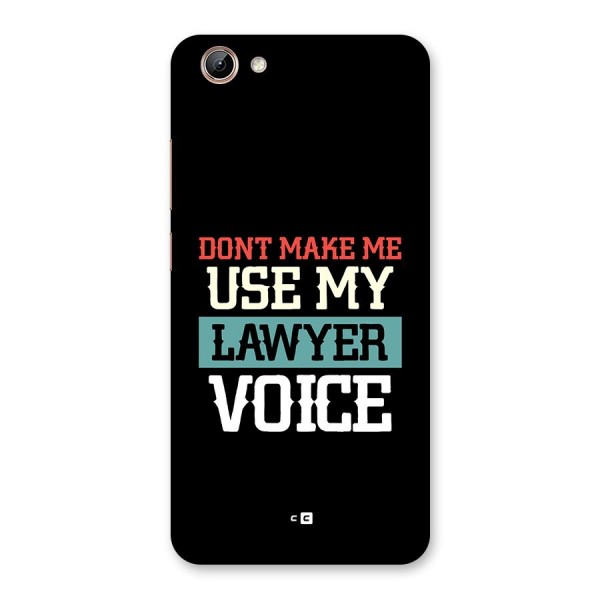 Lawyer Voice Back Case for Vivo Y71i