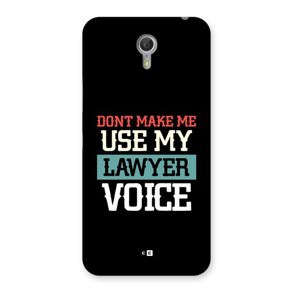 Lawyer Voice Back Case for Zuk Z1