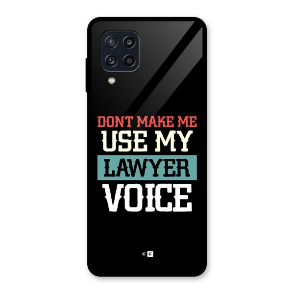 Lawyer Voice Glass Back Case for Galaxy M32