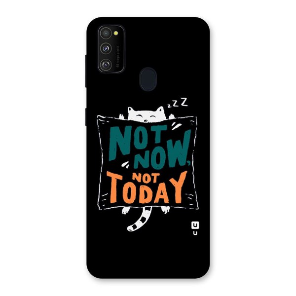 Lazy Cat Not Today Back Case for Galaxy M21