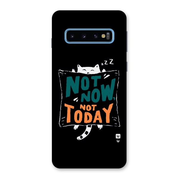 Lazy Cat Not Today Back Case for Galaxy S10