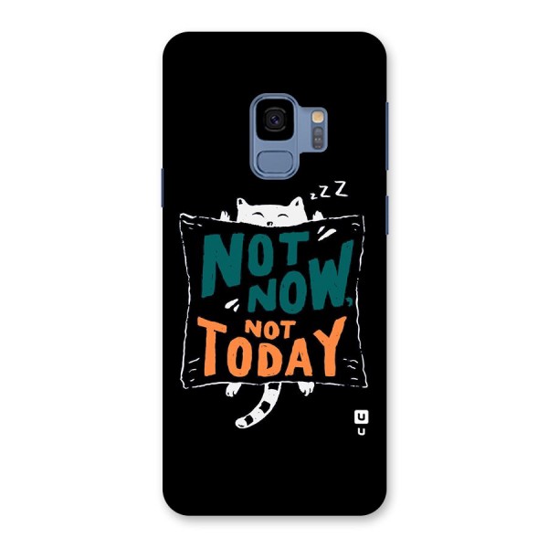 Lazy Cat Not Today Back Case for Galaxy S9