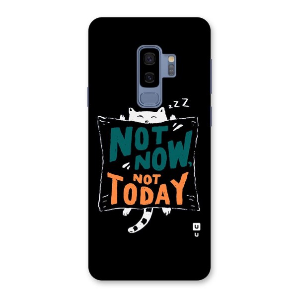 Lazy Cat Not Today Back Case for Galaxy S9 Plus