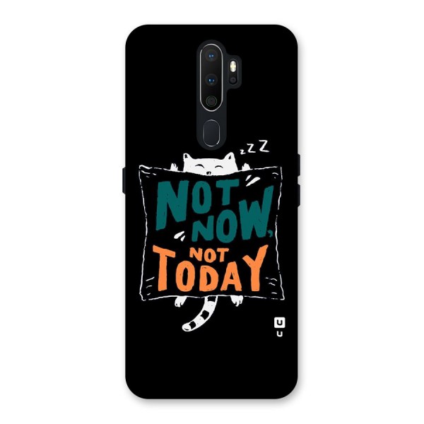 Lazy Cat Not Today Back Case for Oppo A5 (2020)