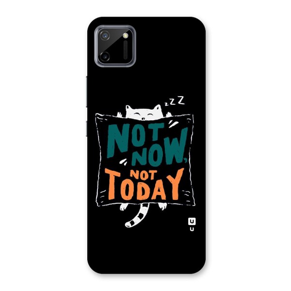 Lazy Cat Not Today Back Case for Realme C11