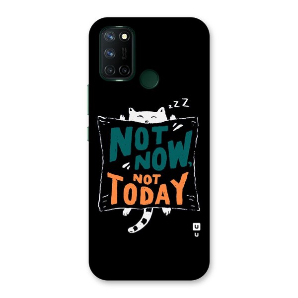 Lazy Cat Not Today Back Case for Realme C17