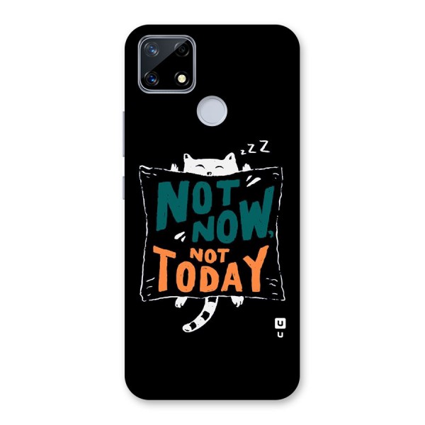 Lazy Cat Not Today Back Case for Realme Narzo 20