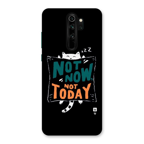 Lazy Cat Not Today Back Case for Redmi Note 8 Pro