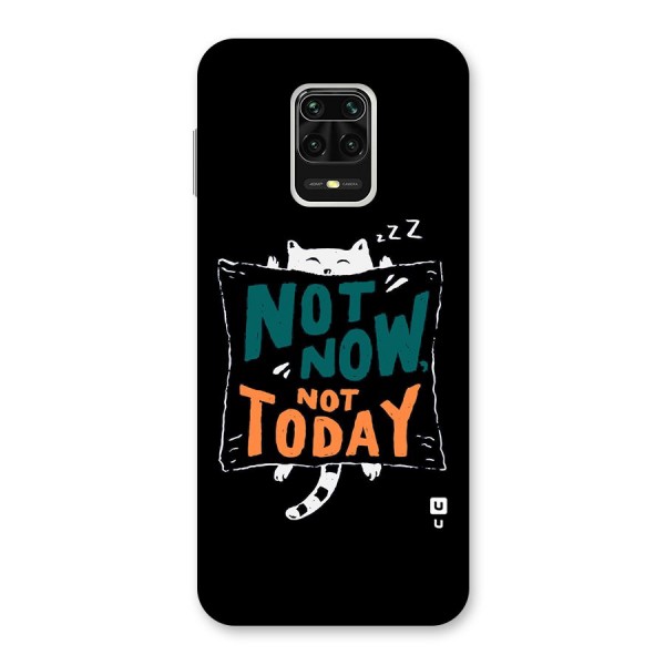 Lazy Cat Not Today Back Case for Redmi Note 9 Pro Max