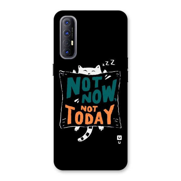 Lazy Cat Not Today Back Case for Reno3 Pro