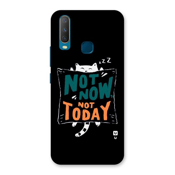 Lazy Cat Not Today Back Case for Vivo Y15